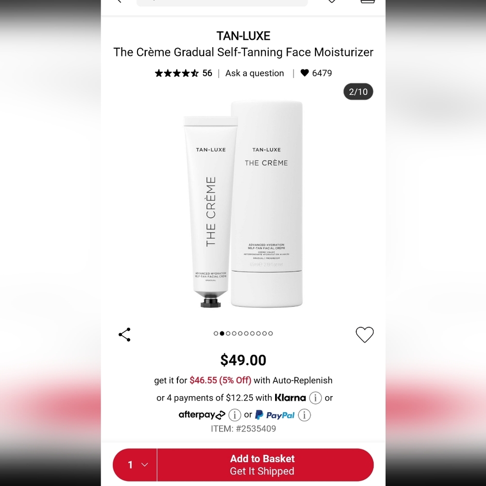 Tan-Luxe The Creme Self-Tanner